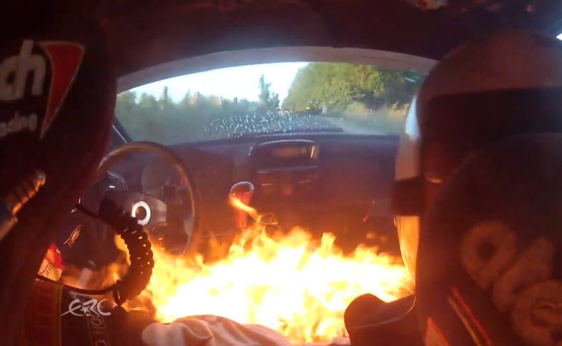 FIA-Geko-Ypres-Rally-Fire