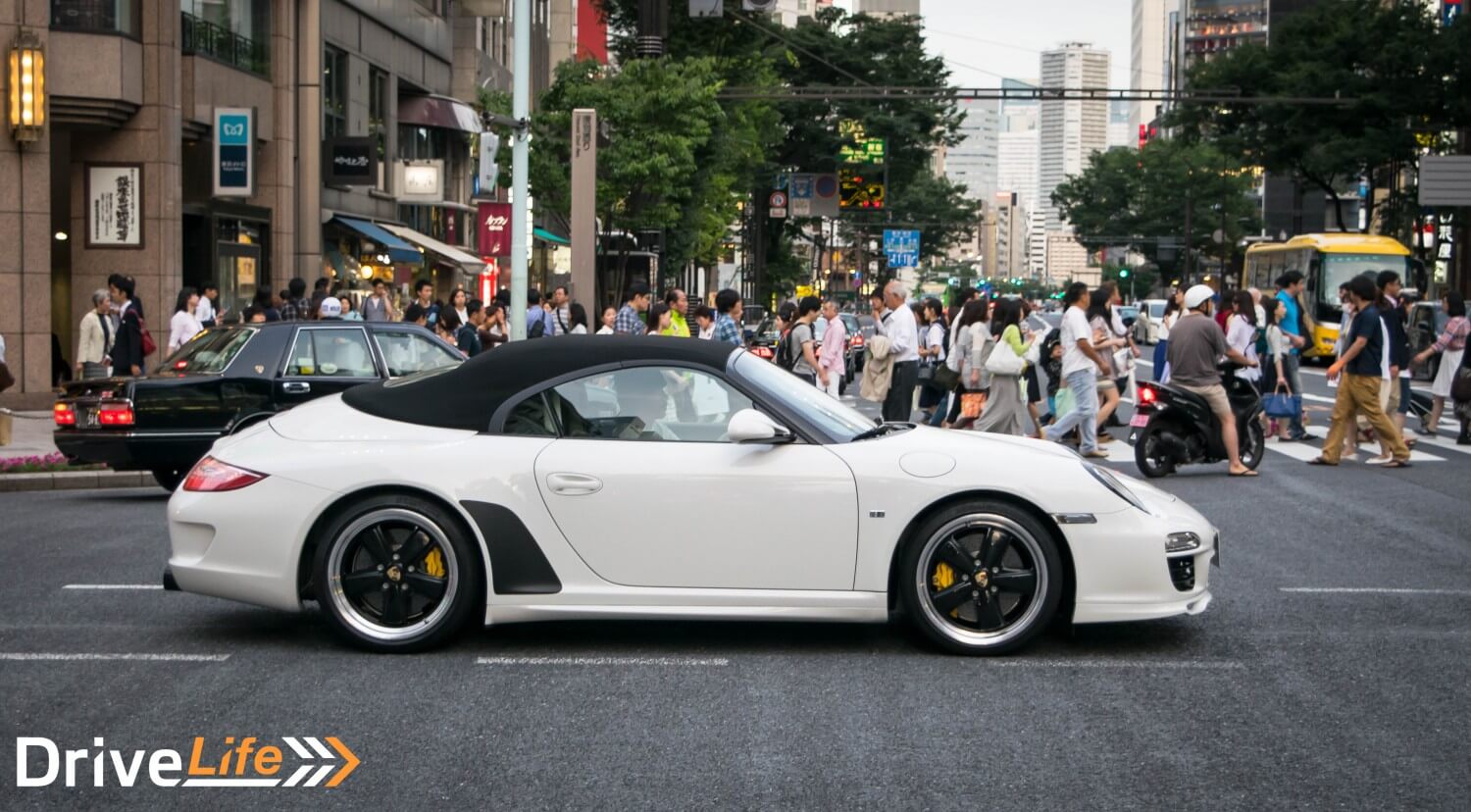 drivelife-nz-tokyo-car-spotting-ginza-porsche-911-speedster
